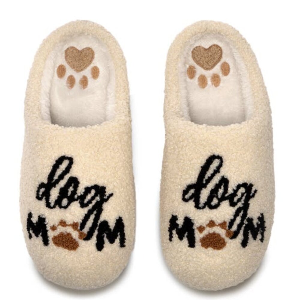 Pamper Your Paws Dog Mom Slippers